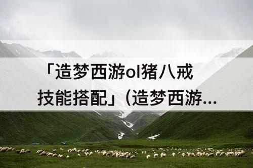 「造梦西游ol猪八戒技能搭配」(造梦西游ol猪八戒技能搭配最新副本)