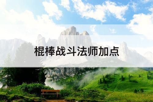 棍棒战斗法师加点