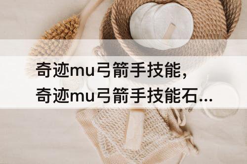 奇迹mu弓箭手技能，奇迹mu弓箭手技能石掉落