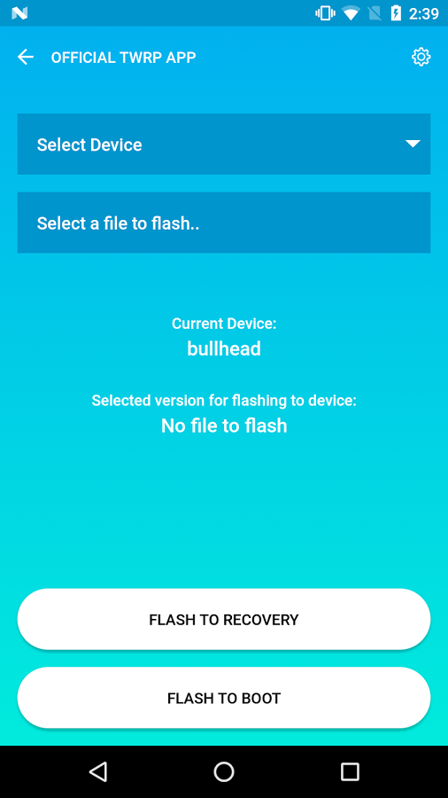 Official TWRP  v1.1图1