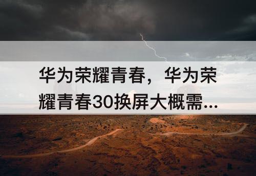 华为荣耀青春，华为荣耀青春30换屏大概需要多少钱