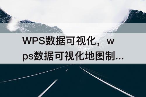 WPS数据可视化，wps数据可视化地图制作方法